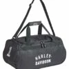 Harley Davidson Harley-Davidson Off-White #1 Logo Sports Duffel Bag W/Shoulder Strap - Black -suitcase shop 41uJ8HlQRpL