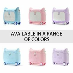 ANIMOR Kids Travel Partner Ride-On Suitcase And Carry-On Luggage, Classic Rolling Luggage (Penguin Blue) -suitcase shop 41uxInS05 L