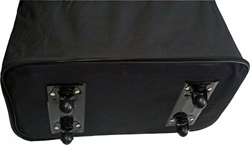 30" Rolling Wheeled Duffle Bag Spinner Suitcase Luggage Expandable (30 Inch, Black) 4 30" Rolling Wheeled Duffle Bag Spinner Suitcase Luggage Expandable (30 Inch, Black) - Image 2