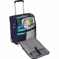 EBags Kalya Underseat Carry-on 2.0 With USB Port (Brushed Indigo) -suitcase shop 41wEoEnOoaL 2130422e 4720 4822 8136 2db396989a7e