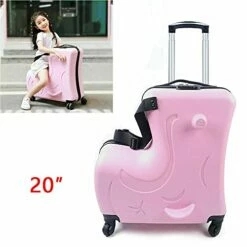 Fetcoi 20" Travel Luggage Rolling Suitcase Ride On Cartoon Luggage ABS+PU Unisex Case Pink 16 Fetcoi 20" Travel Luggage Rolling Suitcase Ride On Cartoon Luggage ABS+PU Unisex Case Pink -suitcase shop 41wPSdgvO4S