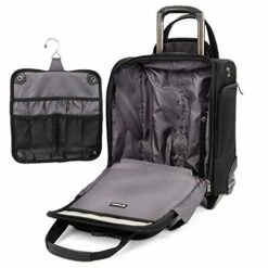 Travelpro Crew Versapack Rolling Underseat Carry-on, Jet Black 17 Travelpro Crew Versapack Rolling Underseat Carry-on, Jet Black -suitcase shop 41wp2lXb4zL