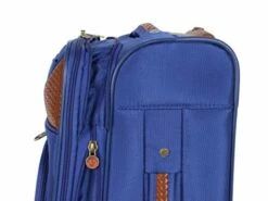 Caribbean Joe Castaway Designer Luggage - 4 Piece Softside Expandable Lightweight Spinner Suitcases- Travel Set Includes Tote Bag, 20-Inch Carry On, 24 Inch And 28-Inch Suitcases (Royal Blue) -suitcase shop 41xQrtKWOBL