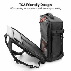 Tomtoc Travel Backpack 40L, TSA Friendly Flight Approved Carry-on Luggage Hand Backpack, Water-resistant Lightweight Business Rucksack, Durable Large Weekender Bag Daypack Fits 17.3 Inch Laptop -suitcase shop 41zLp9EpbrL