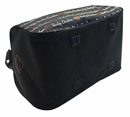 Harley Davidson Harley-Davidson Signature Script Sports Duffel Bag W/Adjustable Strap - Black 4 Harley Davidson Harley-Davidson Signature Script Sports Duffel Bag W/Adjustable Strap - Black - Image 2