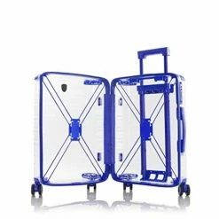 Heys X-Ray 21" Carry On Spinner Luggage (Blue) -suitcase shop 41zmHAyUleL