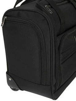 Travelers Club Business Class 16-Inch Under The Seat Carry-On Luggage, Executive Black -suitcase shop 51 4BZQaFYL