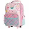 Stephen Joseph Kids Classic Rolling Luggage, Pink Unicorn, One Size -suitcase shop 51 mn5PmZFL