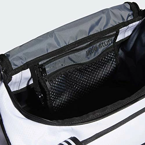 Adidas Womens Squad Duffel Bag White/ Black, One Size 8 Adidas Womens Squad Duffel Bag White/ Black, One Size - Image 6