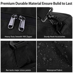 Duffel Bags For Traveling, 65L Carry On Foldable Weekender Overnight Bag For Men Women Waterproof Weekend Travel Duffle Bags With Shoe Compartment,Black -suitcase shop 510zcyrb2PL