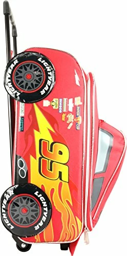 Disney Pixar Cars 2 Rolling Lightning McQueen Luggage Suitcase 7 Disney Pixar Cars 2 Rolling Lightning McQueen Luggage Suitcase - Image 5