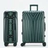 New Aluminum Frame Rolling Luggage Women Travel Bag Trolley Suitcase Carry On Luggage,Green,26 -suitcase shop 512tT9nUzqL