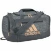 Adidas Defender 4 Small Duffel Bag, Jersey Onix Grey/Rose Gold/Onix Grey -suitcase shop 513GczJLRaS
