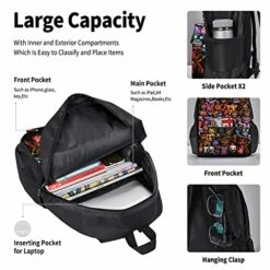 Five Nights At Freddy'S Backpack 3pcs Set Youth Boys Shoulder Bag Girls Bookbag With Lunch Bog Pencil Case Teens -suitcase shop 513bw3QvXES