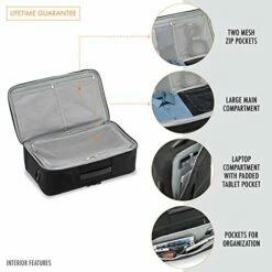 Briggs & Riley Baseline-Convertible Duffel Backpack, Black, One Size -suitcase shop 514h FAbbXL