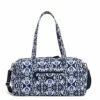 Vera Bradley Women's Cotton Medium Travel Duffel Bag, Ikat Island, One Size 2 Vera Bradley Women's Cotton Medium Travel Duffel Bag, Ikat Island, One Size -suitcase shop 514uXPcL2RL