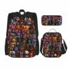 Five Nights At Freddy'S Backpack 3pcs Set Youth Boys Shoulder Bag Girls Bookbag With Lunch Bog Pencil Case Teens -suitcase shop 515MVf4cZ6S
