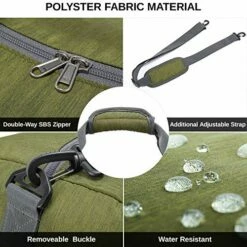 CAMEL CROWN 100L Extra Large Duffle Bag Travel Bag Lightweight Foldable Luggage For Outdoor Camping -suitcase shop 515jamNHV2L