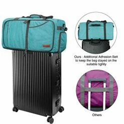Canway 85L Travel Duffel Bag, Foldable Weekender Bag With Shoes Compartment For Men Women Water-proof & Tear Resistant (Mint Green, 85L) 12 Canway 85L Travel Duffel Bag, Foldable Weekender Bag With Shoes Compartment For Men Women Water-proof & Tear Resistant (Mint Green, 85L) -suitcase shop 515vbalDbNL