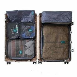 6 Set Packing Cubes Travel Luggage Organizer Waterproof Mesh Lightweight Suitcase Storage Bag Clothing Laundry Bag Shoe Bag (Grey) 14 6 Set Packing Cubes Travel Luggage Organizer Waterproof Mesh Lightweight Suitcase Storage Bag Clothing Laundry Bag Shoe Bag (Grey) -suitcase shop 517ffp49LzL