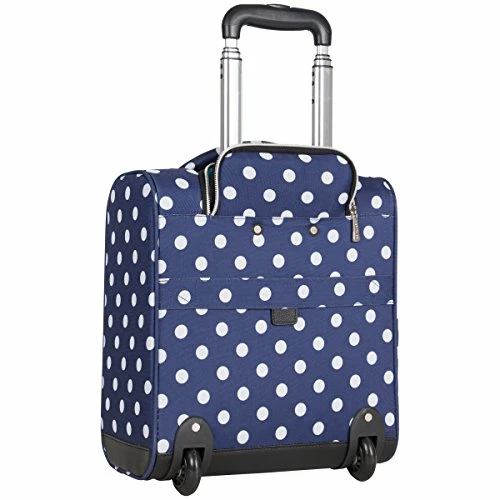 Heritage Travelware Albany Park 16" 600d Polka Dot Polyester 2-Wheel Underseater Carry-on 5 Heritage Travelware Albany Park 16" 600d Polka Dot Polyester 2-Wheel Underseater Carry-on - Image 3