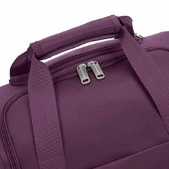 AmazonBasics Underseat Carry-On Rolling Travel Luggage Bag - Purple -suitcase shop 51Aw73qVUVL