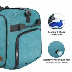 Canway 85L Travel Duffel Bag, Foldable Weekender Bag With Shoes Compartment For Men Women Water-proof & Tear Resistant (Mint Green, 85L) 14 Canway 85L Travel Duffel Bag, Foldable Weekender Bag With Shoes Compartment For Men Women Water-proof & Tear Resistant (Mint Green, 85L) -suitcase shop 51BK9CTcZDL