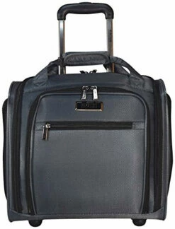 Kenneth Cole Reaction Excursion Wheeled Underseat Carry On Bag (Charcoal) 15 Kenneth Cole Reaction Excursion Wheeled Underseat Carry On Bag (Charcoal) -suitcase shop 51BNgtpGVoL