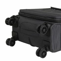 Cloe Carry-On 20 Inch Luggage With 360º-spinner Wheels In Black Color -suitcase shop 51BXJLWHv0S