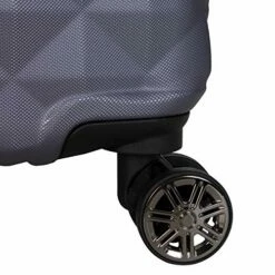 Kenneth Cole Reaction Diamond Tower Luggage Collection Lightweight Hardside Expandable 8-Wheel Spinner Travel Suitcase, Smokey Purple, 20-Inch Carry On -suitcase shop 51CBOXIQjJL