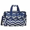 World Traveler Chevron 19-inch Duffel Bag, Navy White Chev, One Size 2 World Traveler Chevron 19-inch Duffel Bag, Navy White Chev, One Size -suitcase shop 51C Omn6caL