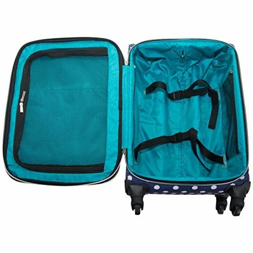 Heritage Travelware Albany Park 16" 600d Polka Dot Polyester 2-Wheel Underseater Carry-on 8 Heritage Travelware Albany Park 16" 600d Polka Dot Polyester 2-Wheel Underseater Carry-on - Image 6