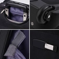 AirTraveler Rolling Briefcase Rolling Laptop Bag Computer Case With Wheels Spinner Mobile Office Carry On Luggage For 14.1in 15.6in Business Notebook For Women Men 11 AirTraveler Rolling Briefcase Rolling Laptop Bag Computer Case With Wheels Spinner Mobile Office Carry On Luggage For 14.1in 15.6in Business Notebook For Women Men -suitcase shop 51CpzcoXO5L