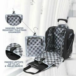 Travelpro Maxlite 5-Rolling Underseat Compact Carry-On Bag, Black, 15-Inch -suitcase shop 51Crs4QtDKL