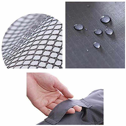 6 Set Packing Cubes Travel Luggage Organizer Waterproof Mesh Lightweight Suitcase Storage Bag Clothing Laundry Bag Shoe Bag (Grey) 6 6 Set Packing Cubes Travel Luggage Organizer Waterproof Mesh Lightweight Suitcase Storage Bag Clothing Laundry Bag Shoe Bag (Grey) - Image 4