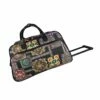 World Traveler 21-inch Carry-on Rolling Duffel Bag-Multi Patchwork, One Size -suitcase shop 51ErhMxrXcL