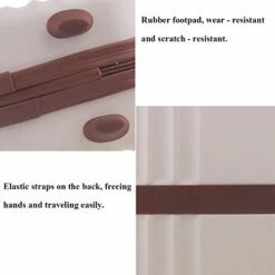 Exttlliy Mini Hard Shell Hard Travel Luggage Cosmetic Case, Small Portable Carrying Case Suitcase For Makeup (Rose Gold) -suitcase shop 51GD tfw81L