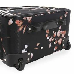 BEBE Women's Valentina-Wheeled Under The Seat Carry-on Bag, Floral Branch, One Size -suitcase shop 51Gjm0HAf2L