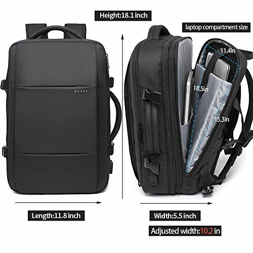 35L Travel Backpack,Flight Approved Carry On Backpack For International Travel Bag, Water Resistant Durable 17-inch Laptop Backpacks,Large Daypack Business Weekender Luggage Backpack For Men Women … 6 35L Travel Backpack,Flight Approved Carry On Backpack For International Travel Bag, Water Resistant Durable 17-inch Laptop Backpacks,Large Daypack Business Weekender Luggage Backpack For Men Women … - Image 4