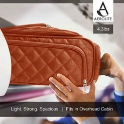 16.5" Underseat Women Luggage Carry On Suitcase - Small Rolling Tote Bag With Wheels (Orange) -suitcase shop 51JKQg50wiL