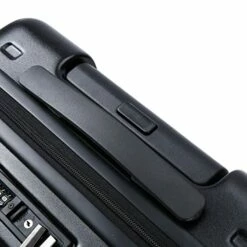 TydeCkare 20 Inch Carrry On Luggage With Front Zipper Pocket, 45L, Lightweight ABS+PC Hardshell Suitcase With TSA Lock & Spinner Silent Wheels, Convenient For Business Trips, Black -suitcase shop 51KPADPOYNL