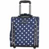 Heritage Travelware Albany Park 16" 600d Polka Dot Polyester 2-Wheel Underseater Carry-on -suitcase shop 51LYDoSNxWL
