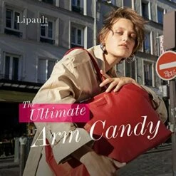 Lipault - City Plume Duffel Bag - Top Handle Shoulder Overnight Travel Weekender Luggage For Women - Black -suitcase shop 51Li0kGzCNL