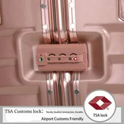 Sondre X Luggage Rolling Wheels Old Fashion Trunk Suitcase PC ABS Spinner Hardshell Carry On With TSA Lock 20" 24" 26" 29"(White) -suitcase shop 51MC9mefZbL