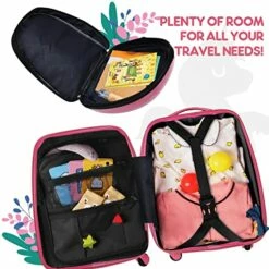 Emissary Kids Luggage With Wheels For Girls - 18” Unicorn Kids Suitcase With 14” Backpack - Kids Suitcases For Girls - Hard-Sided Rolling Kids Suitcase - Kids Carry On Luggage With Wheels 11 Emissary Kids Luggage With Wheels For Girls - 18” Unicorn Kids Suitcase With 14” Backpack - Kids Suitcases For Girls - Hard-Sided Rolling Kids Suitcase - Kids Carry On Luggage With Wheels -suitcase shop 51MgD6ttZ L