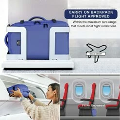 Travel Backpack For Women, 50L Carry On Backpack With Wet Bag Expandable Flight Approved Luggage Backpack Suitcase,Extra Large Weekender Bag Water Resistant Lightweight Daypack Gift For Traveler Women -suitcase shop 51NTa74pXeL