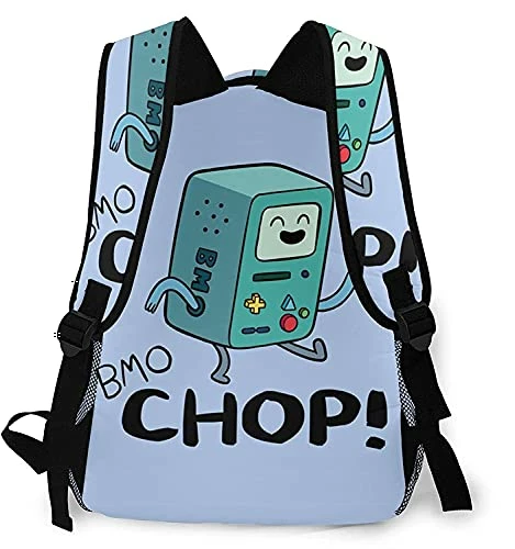 Adventure Time B M O Backpack School Bags Teens Bookbag Waterproof Personality For Girls Kids Girls 5 Adventure Time B M O Backpack School Bags Teens Bookbag Waterproof Personality For Girls Kids Girls - Image 3