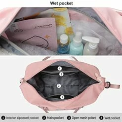 Travel Duffel Bag, Sports Tote Gym Bag, Shoulder Weekender Overnight Bag For Women -suitcase shop 51NiGucGDkS