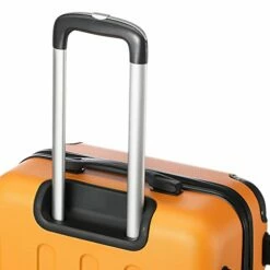 SSLine 3 Piece Luggage Sets Hardshell Spinner Luggages Swivel Wheels Suitcase Portable Rolling Trolley Case - 20" 24" 28" Spinner Suitcases Orange -suitcase shop 51Nn1rYpDsL