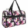 Betty Boop Large Duffel Bag, Durable Microfiber (black W/o Hook) -suitcase shop 51Nv5d4g71L